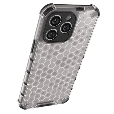 12. Honeycomb etui iPhone 14 Pro Max pancerny hybrydowy pokrowiec niebieskie