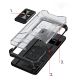6. Crystal Ring Case pancerne hybrydowe etui pokrowiec + magnetyczny uchwyt Samsung Galaxy A72 4G zielony