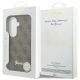 8. Etui Guess 4G Script MagSafe na Samsung Galaxy S26 - brązowe