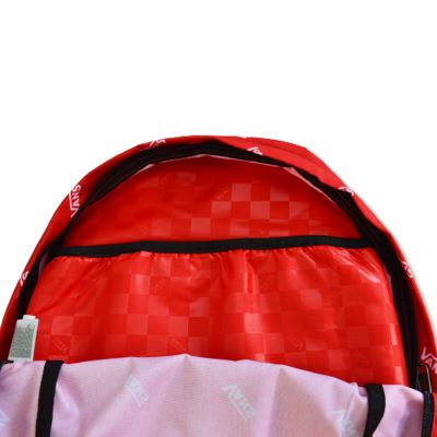 6. Plecak szkolny młodzieżowy Vans New Skool Backpack 20L True Red - VN0006280PZ1