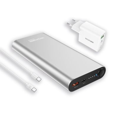 5. Powerbank RealPower PB-20000PD Litowo-jonowy (Li-Ion) 20000 mAh Aluminium