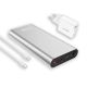 5. Powerbank RealPower PB-20000PD Litowo-jonowy (Li-Ion) 20000 mAh Aluminium