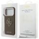 8. Etui Guess FW Resin Logo na iPhone 17 Pro Max - brązowe