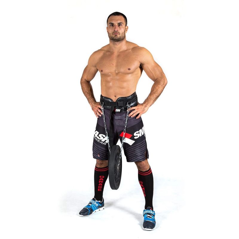 6. PAS OBCIĄŻENIOWY KULTURYSTYCZNY - DIP BELT BUSHIDO