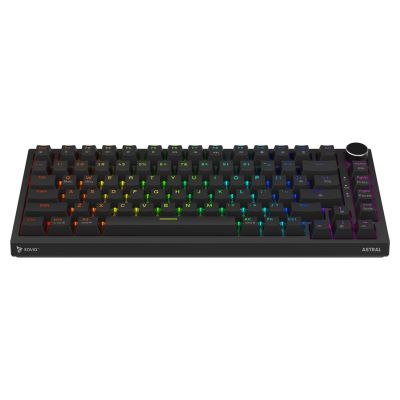 7. SAVIO KLAWIATURA MAGNETYCZNA ASTRAL BLACK OUTEMU WHITE JADE RGB