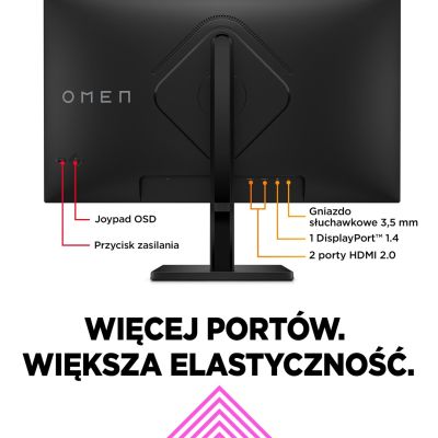 14. MONITOR HP LED, QHD 27" OMEN 27q (780H4E9) 165Hz