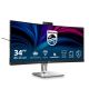 17. Monitor Philips 86,4cm (34,0") 34B2U6603CH 21:09 HDMI+DP+USB-C szary