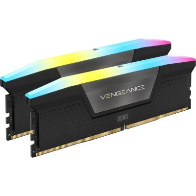5. Moduł pamięci Corsair Vengeance RGB CMH64GX5M2B6400C32 64 GB 2 x 32 GB DDR5 6400 MHz