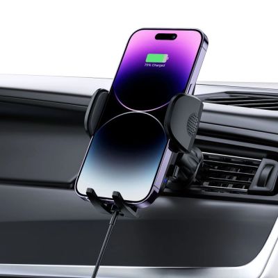 7. Uchwyt Tech-Protect CM15W-V1 samochodowy na telefon z ładowarką indukcyjną 15W na kokpit / kratkę nawiewu - czarny