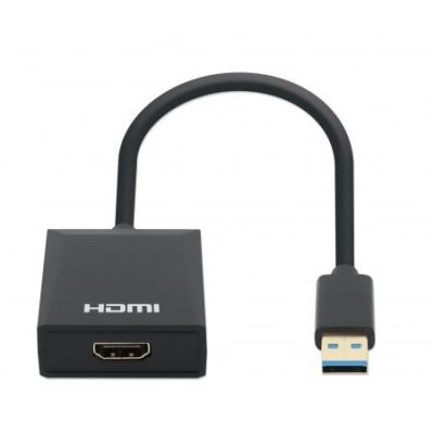 4. Manhattan 153690 stacja dokująca Przewodowa USB 3.2 Gen 1 (3.1 Gen 1) Type-A Czarny