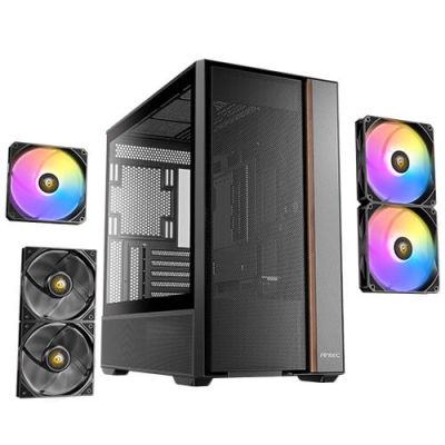 15. Antec FLUX REAR Midi Tower Czarny