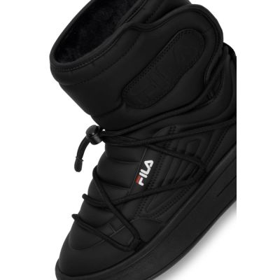 4. Fila Superbubble Boot buty zimowe botki czarne damskie sportowe ocieplane
