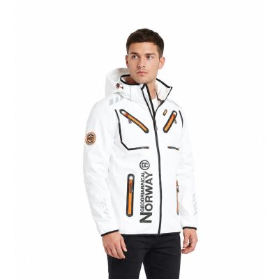 Softshell męski Geographical Norway RAINBOW MEN WHITE QUES 056 SIZE XL (WU1270H/GN-WHITE)