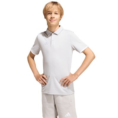 12. Koszulka dla dzieci adidas Entrada 26 Polo jasnoszara JZ6628