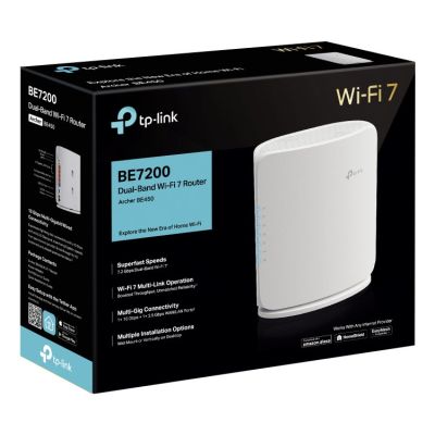 TP-Link Archer BE450 router bezprzewodowy Multi-Gigabit Ethernet Dual-band (2.4 GHz/5 GHz) Biały