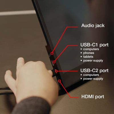 6. Verbatim PMT-15 monitor dotykowy 15.6 FULL HD 1080P METAL HOUSING
