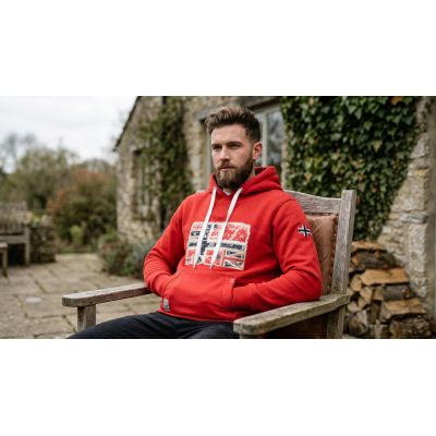 6. Bluza męska Geographical Norway GPEPE 2 MEN 100 EO BS2 (WT1874H/GN-RED)