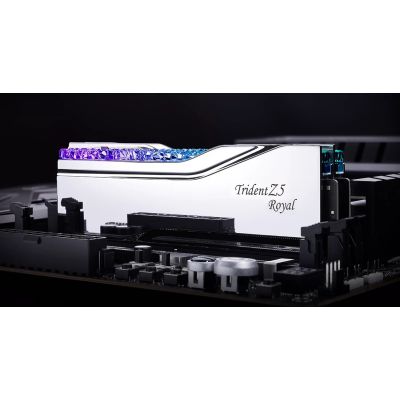 3. G.SKILL TRIDENT Z5 ROYAL RGB DDR5 2X16GB 6400MHZ CL32 XMP3 SILVER F5-6400J3239G16GX2-TR5S