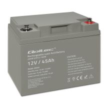 Qoltec Akumulator AGM  | 12V | 45Ah | max 540A