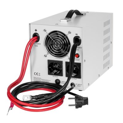 5. Zasilacz awaryjny KEMOT PROsinus-2000  przetwornica z czystym przebiegiem sinusoidalnym i funkcją ładowania  12V 230V 2000VA/1200W
