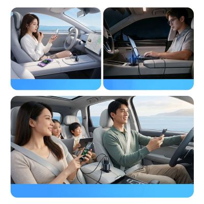 10. Ładowarka samochodowa ORICO HyperDrive 165W 1A2C Triple PD Car Charger