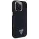 4. Etui Guess Denim Triangle Logo MagSafe na iPhone 16 Pro Max - czarne