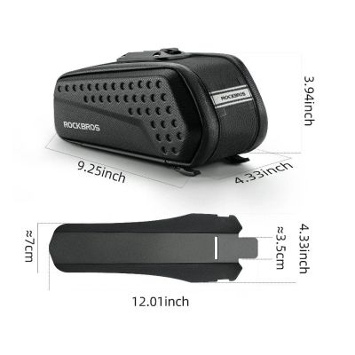 3. Rockbros torba rowerowa podsiodłowa z błotnikiem