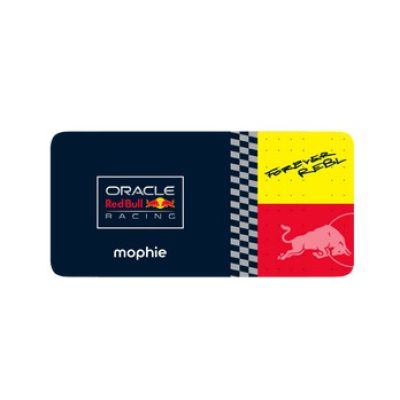 3. Powerbank Mophie Powerstation Plus 10K Red Bull Racing - powerbank 10000mAh, zintegrowany kabel USB-C oraz lightning (1x port USB-C)
