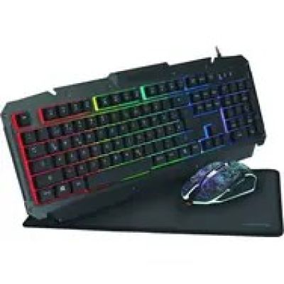 11. LogiLink ID0185 klawiatura Dołączona myszka Gaming USB QWERTY Angielski Czarny
