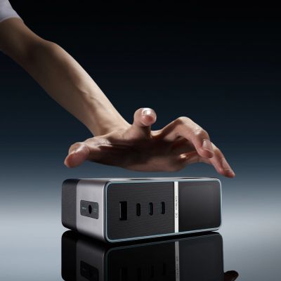 14. Stacja ładująca Cuktech TA3005U 300W 5w1 z wyświetlaczem cyfrowym - srebrna