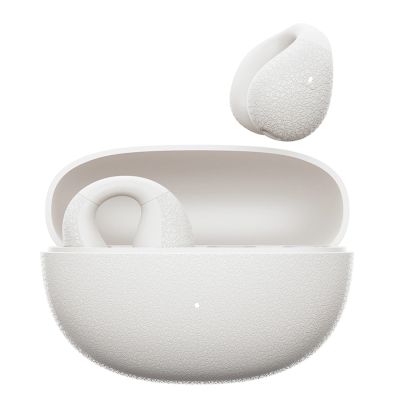 3. Słuchawki OWS QCY Crossky C10 z klipsem ENC IPX5 Bluetooth 5.4 - białe