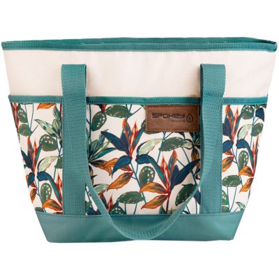 16. Torba termiczna Spokey Eco Simply zielono-beżowa 929509