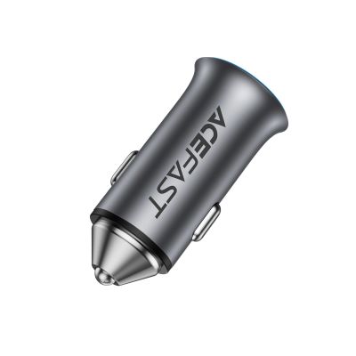 4. Ładowarka samochodowa Acefast B16 95W USB-A + USB-C - szara