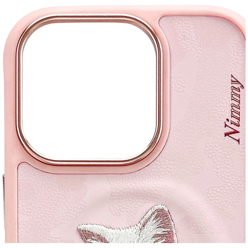 3. Etui Nimmy Magnetic fashion cute pet MagSafe na iPhone 16 Pro - różowe