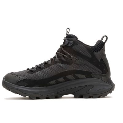 5. Buty turystyczne Merrell Moab Speed 2 Mid GTX - asphalt