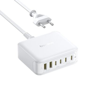 3. Stacja ładująca Baseus EnerFill FH21 120W 4xUSB-C + 2xUSB-A - biała