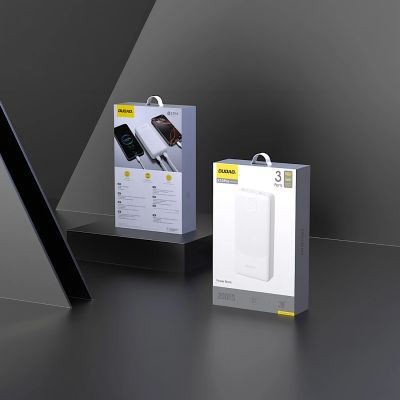 4. Powerbank Dudao K10Pro 2,4A 20000mAh 2 x USB-A - biały