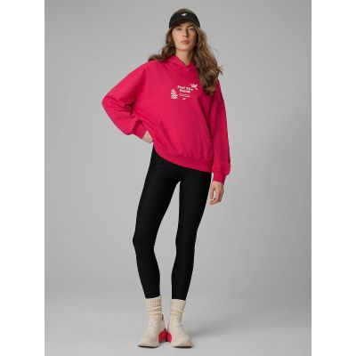 3. Bluza dresowa loose z kapturem damska 4F 4FRSS26TSWSF2836-53S