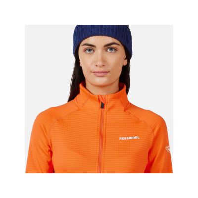 5. Bluza damska ROSSIGNOL W Blackside Mix HZ Fleece pomarańczowa