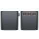11. Adapter ładowarka podróżna Acefast Z1 GaN 75W PD 3x USB-C 2x USB-A - czarny