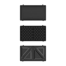 Opiekacz Black+Decker z 3 wymiennymi płytami BXSA754E 750W