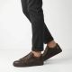 2. Skórzane półbuty męskie sneakersy brązowe Filippo MP8274