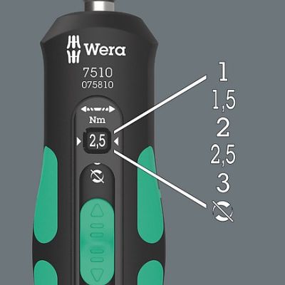 2. wkrętak dynamometryczny SAFE-TORQUE SPEED 7510,1-3 Nm, 1/4''