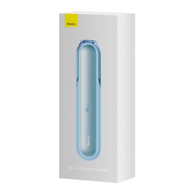 5. Baseus A1 mini bezprzewodowy odkurzacz samochodowy 4000Pa, 30W niebieski (VCAQ010003)