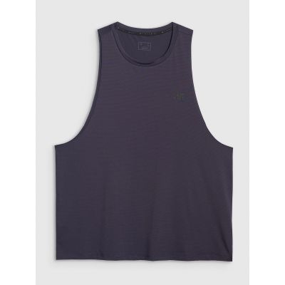 6. Tank top treningowy szybkoschnący męski 4F 4FWAW25TFSLM554-30S