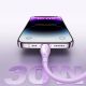 7. Kabel Joyroom S-A59 Vibrant Series 30W USB-C - Lightning 1,2m - fioletowy