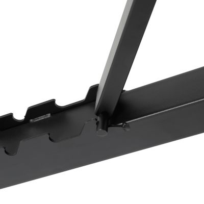 10. Ławka treningowa skośna wzmocniona z blokadą nóg , REBEL ACTIVE