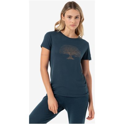 3. Koszulka z krótkim rękawem damska SUPER.NATURAL W TREE OF KNOWLEDGE TEE granatowa