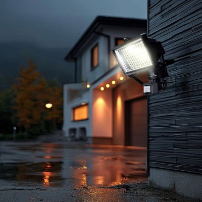 16. MACLEAN SOLARNY NAŚWIETLACZ LED Z CZUJNIKIEM IP44 MCE442