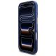 5. Etui Guess IML Script Metal MagSafe na iPhone 17 Pro Max - niebieskie